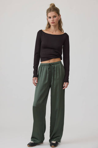 Sophie Elastic Waist Straight Pants