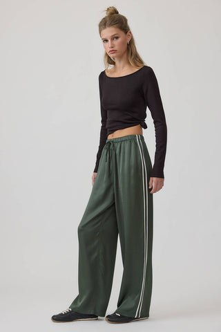 Sophie Elastic Waist Straight Pants