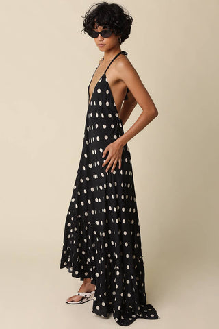 Charly Polka Dot Maxi Dress
