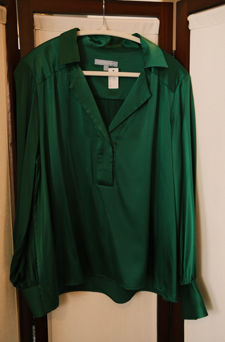 Antonio Melani Green Blouse