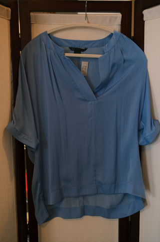 Armani Exchange Blue Top