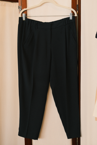 Armani Exchange Navy Blue Pants