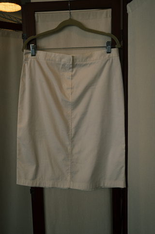 Armani White Skirt