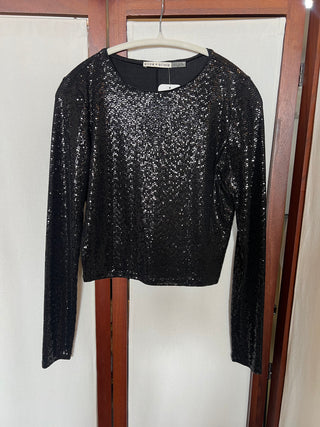 Alice and Olivia Sequined Top
