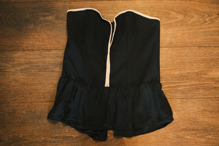 Waverly Grey Navy Bustier