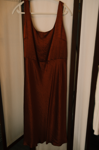 Vince Maroon Dress